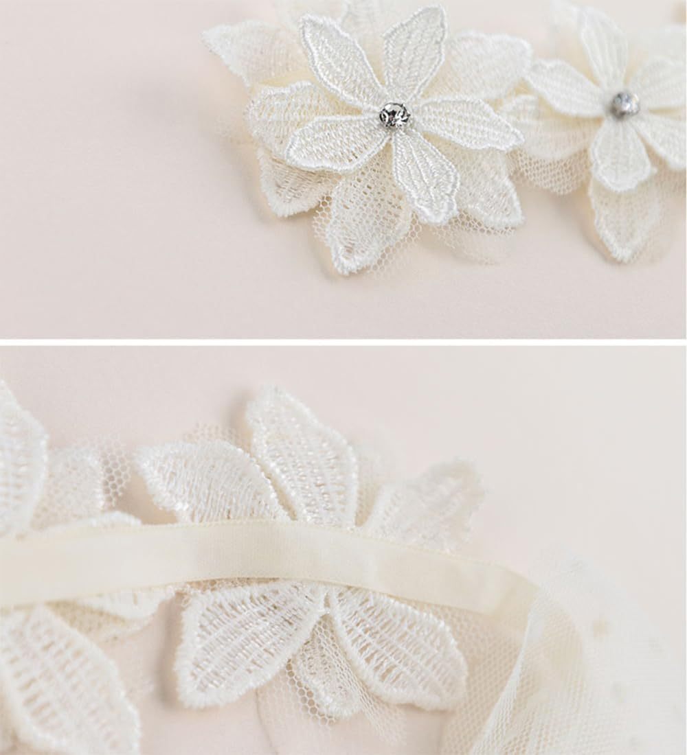 Baby Girls Cute Bow-knot Headband Soft Lace Floral Hairbands Newborn Infant Toddlers Kids Hair Accessories
